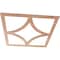Ekena Millwork Statesman Wood Fretwork Pierced Ceiling Medallion, Cherry, 36"OD x 23"ID x 1/4"T CMWP36X36X0250STCH - alternate 5